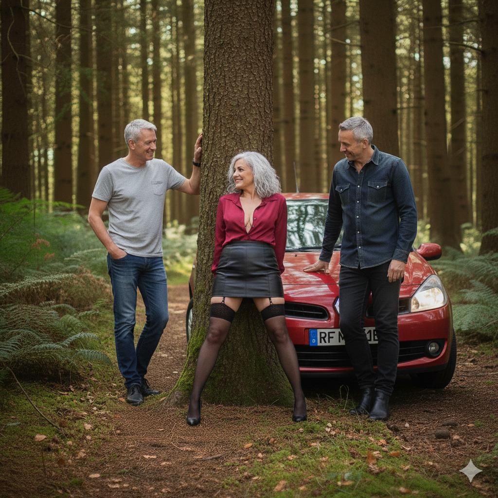 Sylvie devient une soumise en dogging