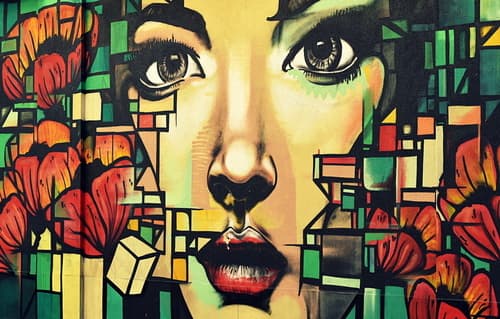 Street art - femme sexy & coquine