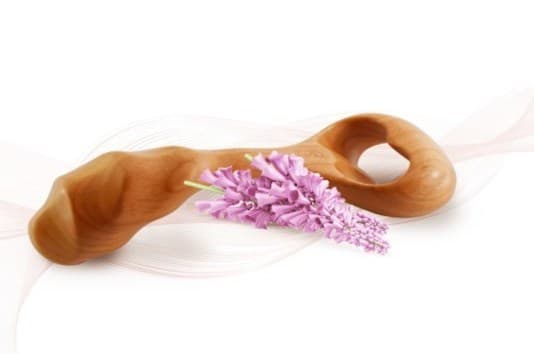 Sextoy orchidée structurée en bois