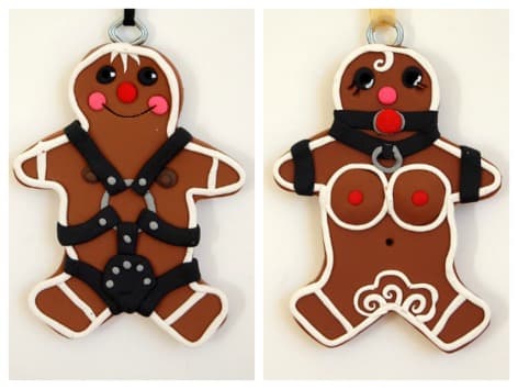 décoration de noël pain d'épices BDSM
